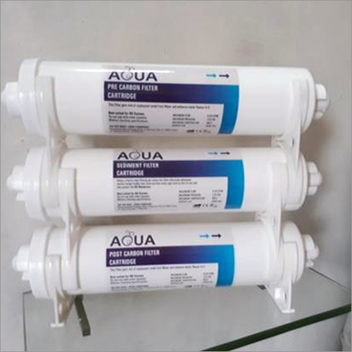 RO Inline Filter Cartridge - Plastic Material, Full Automatic Operation, Compact Build | Quick Installation, Easy to Clean, Breakage Free