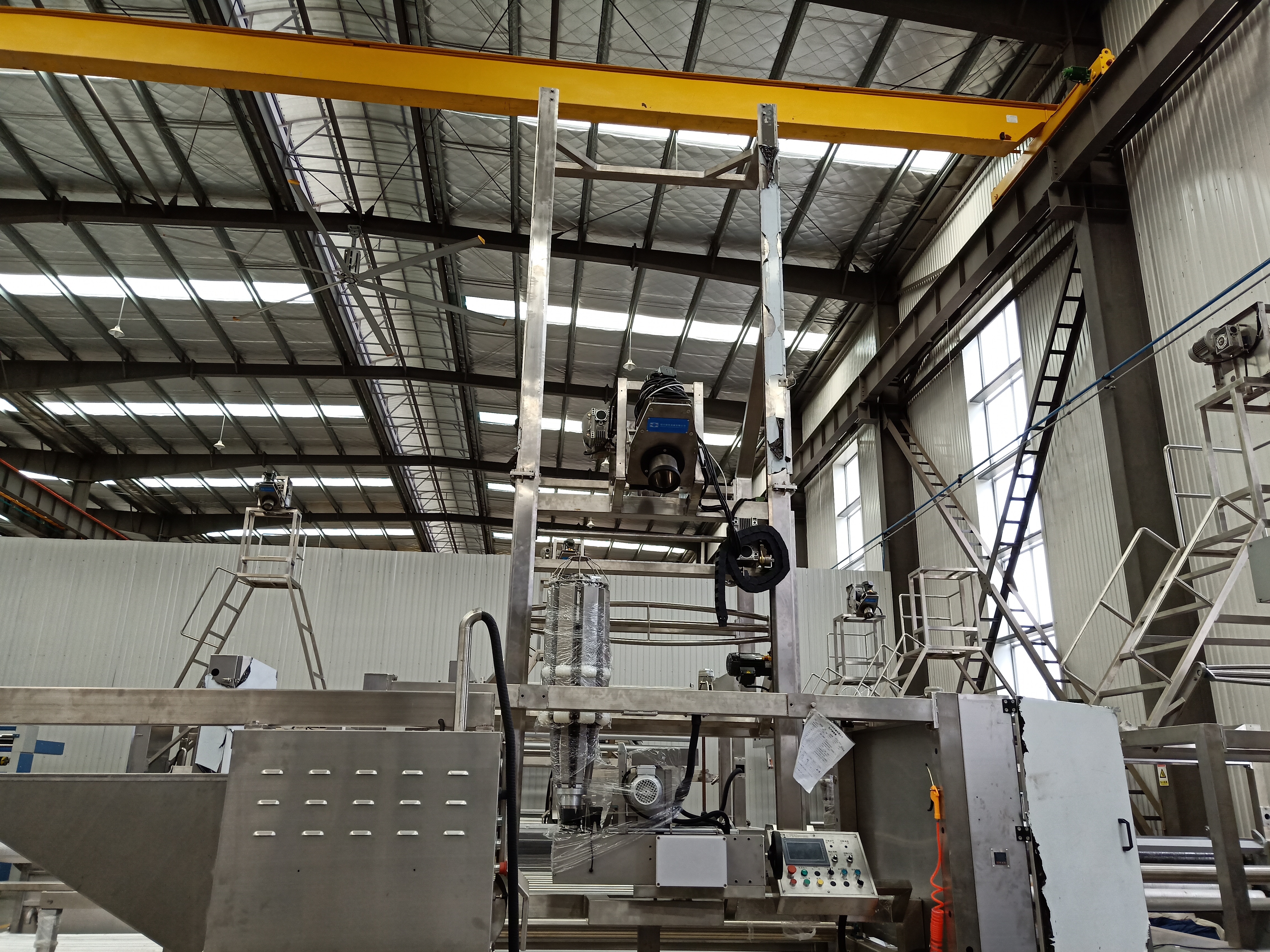 Automatic Textile Machinery Knitting Fabric Rope Opener Slitter Machine