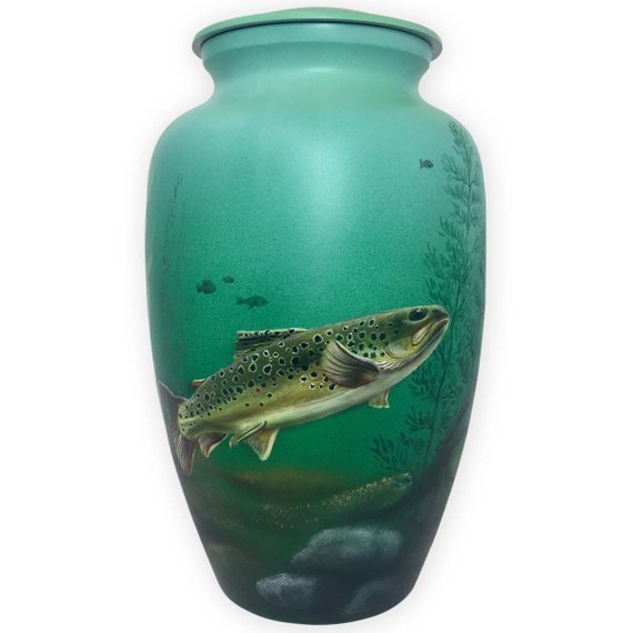 Yellow Unique Elephant Design Cremation Urn