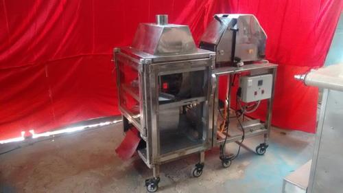 CHAPATI MAKING MACHINE - Stainless Steel, Mobile Design with Caster Wheels | High Efficiency, Easy Operation, Quick Chapati Making, Commercial Use