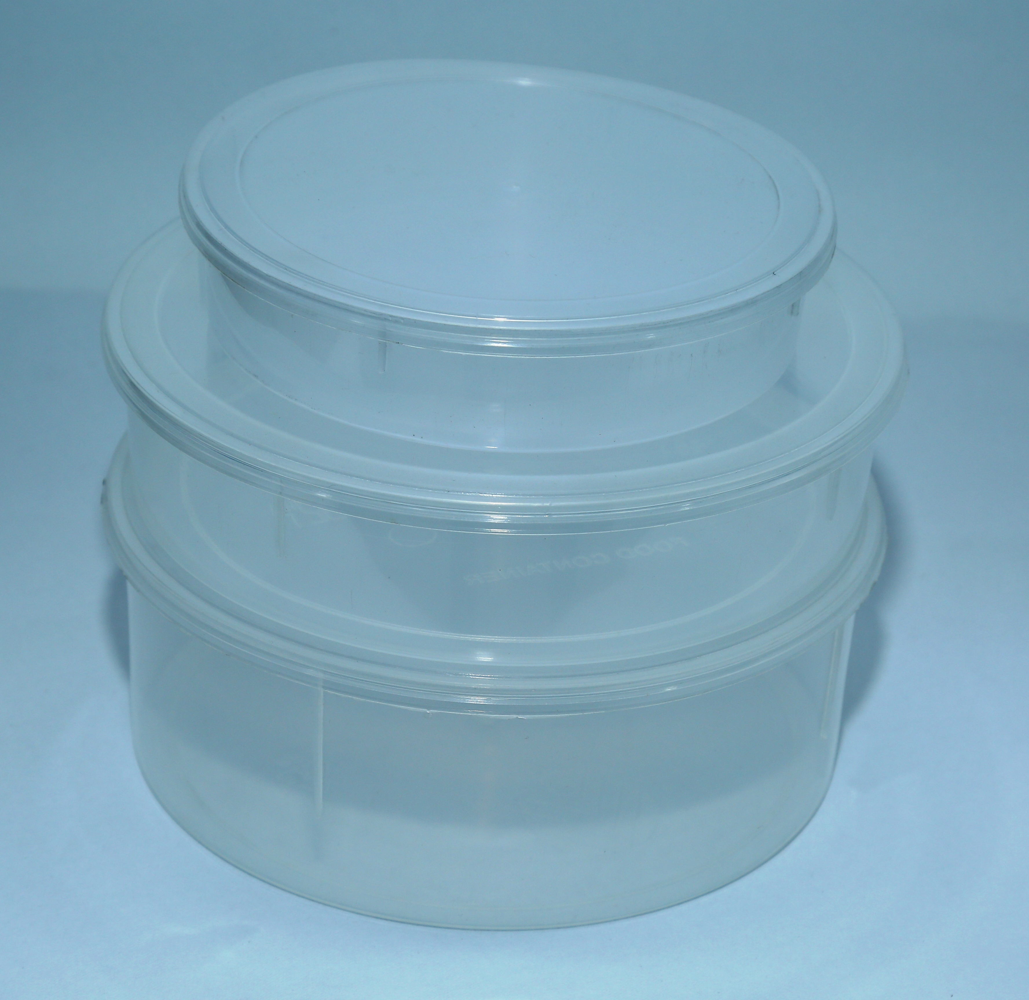 Khakhara Plastic Container - Color: Transparent