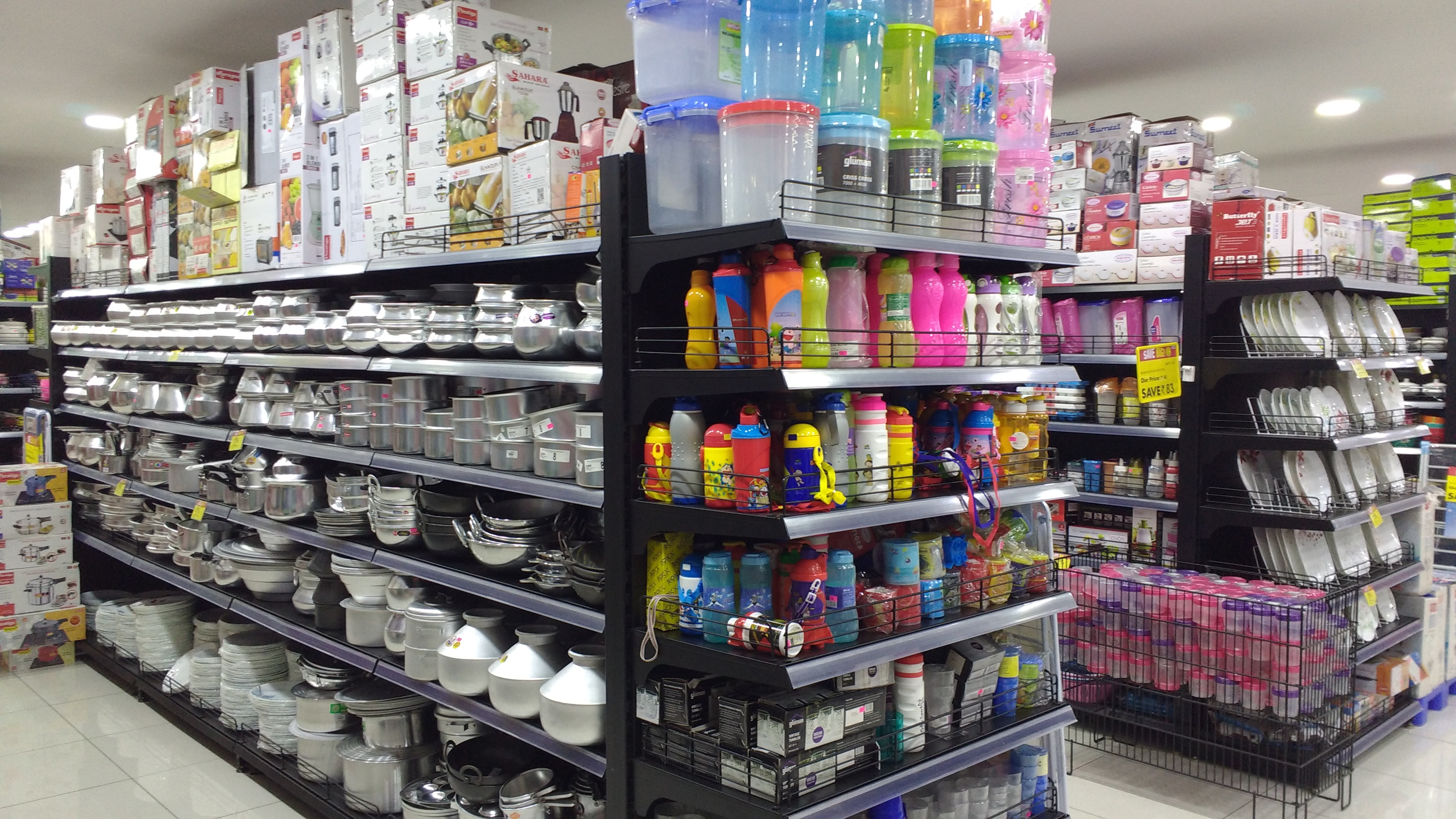 High Steel End Cap Racks