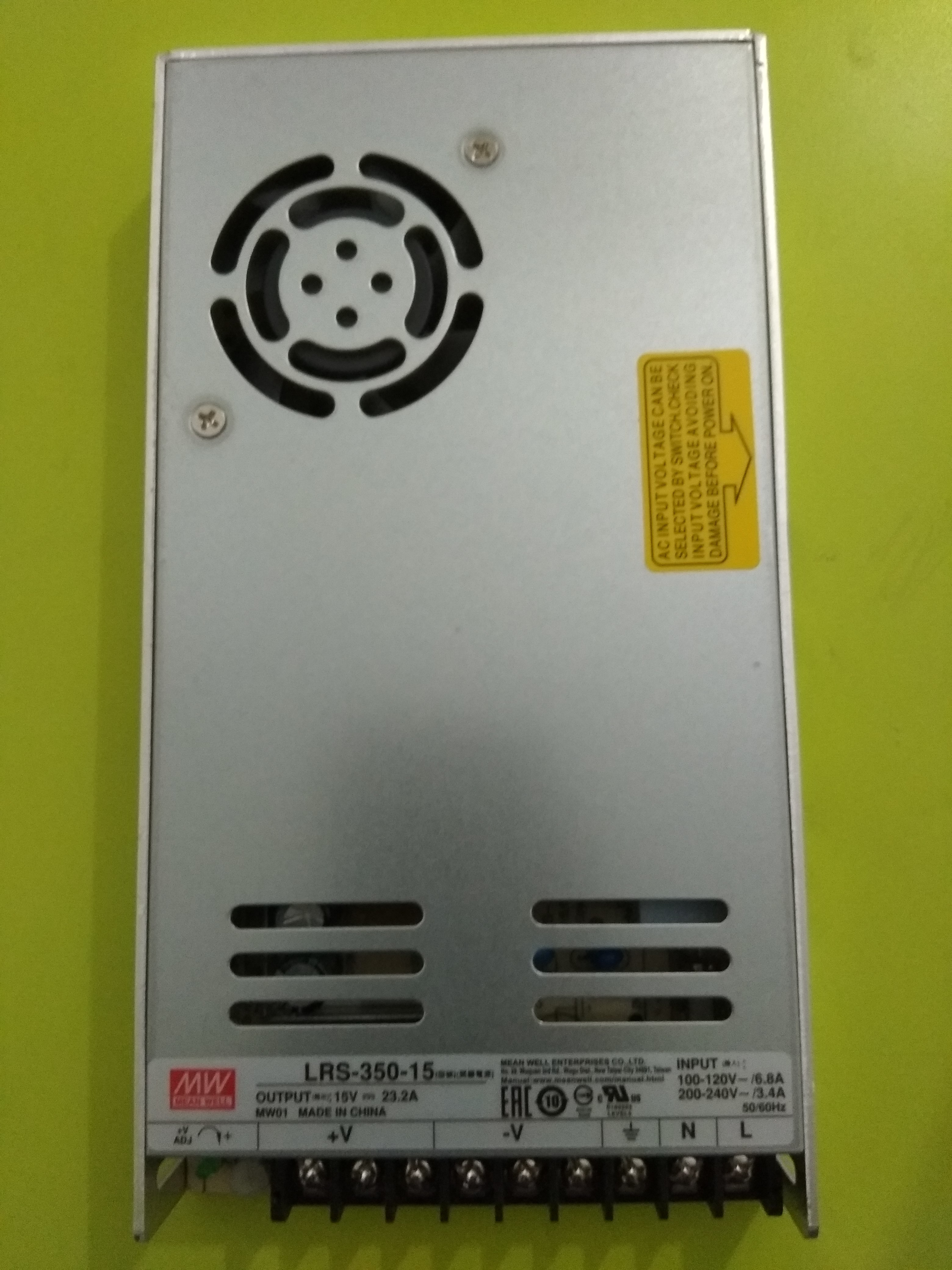 Lrs-350-15 Output Power: 350 Watt (W)