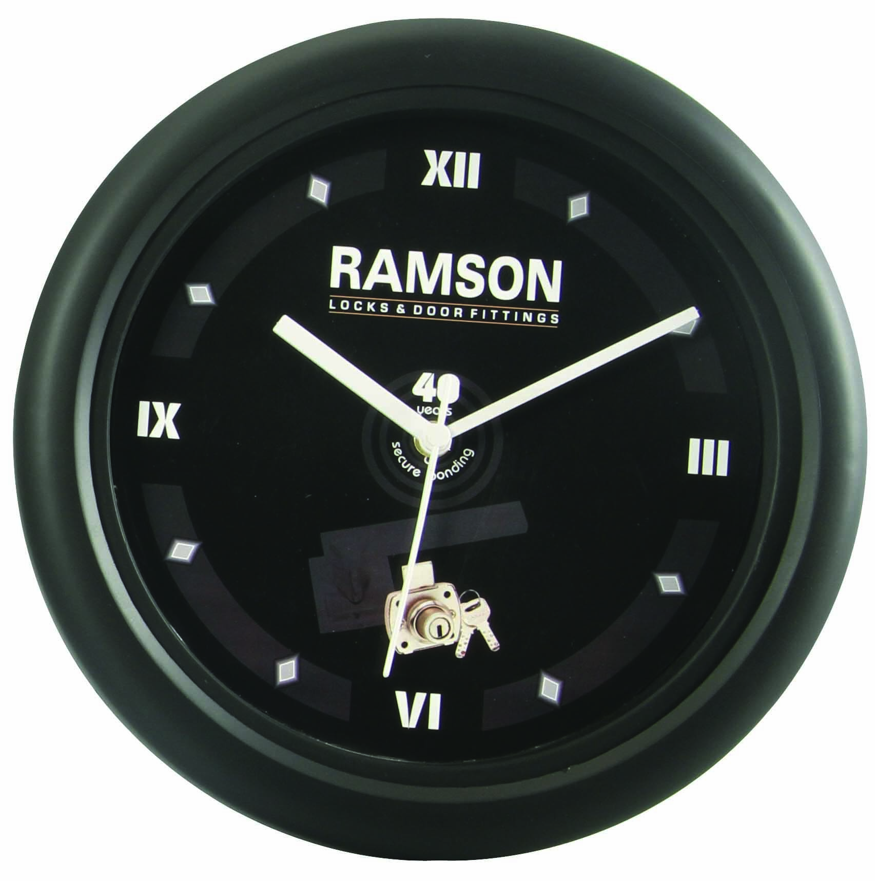Round Clock - Plastic, 10 Inch | Classic Round Design With Elegant Face, Easy To Read Numbers And Lightweight Construction