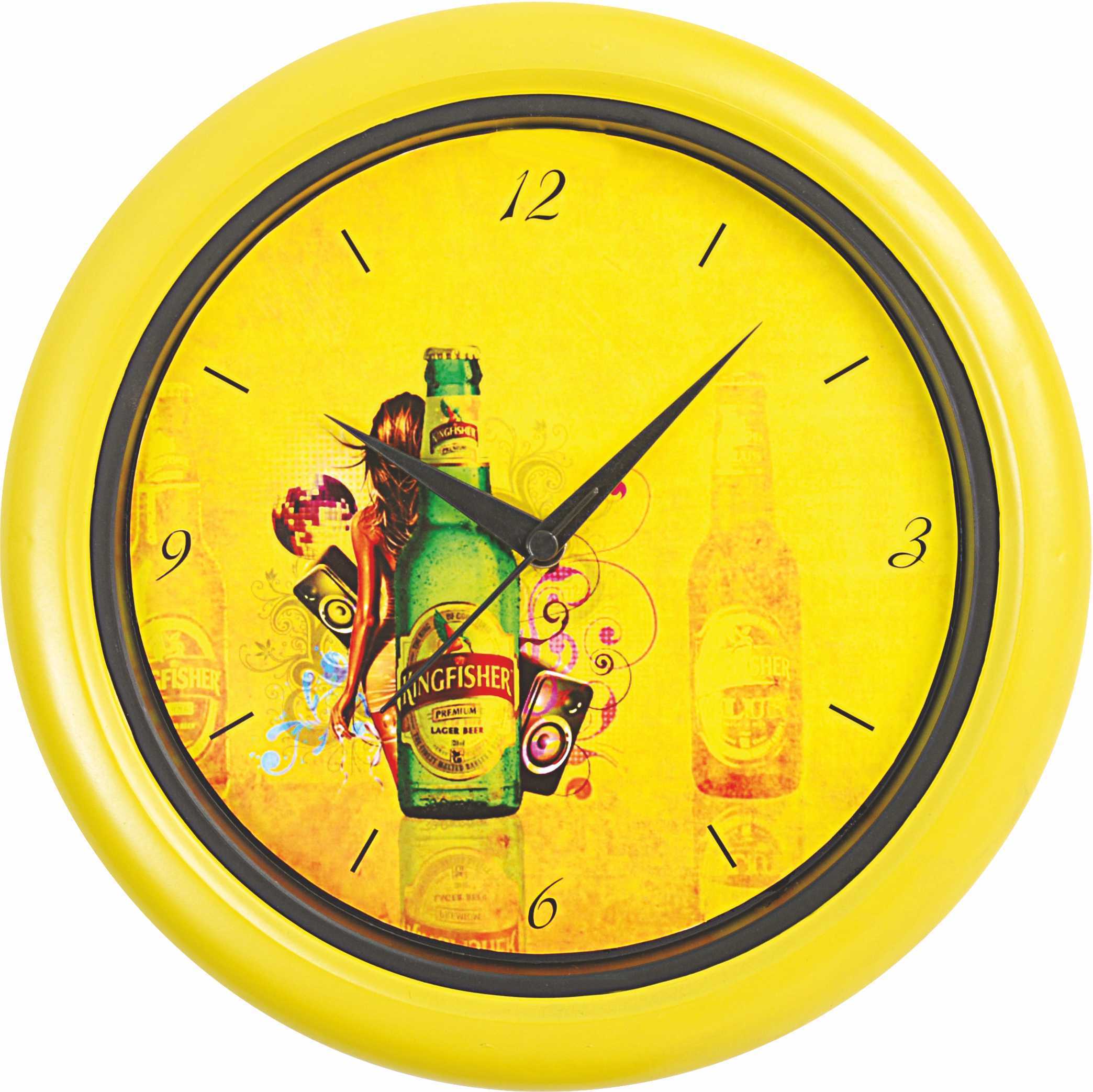 Round Clock - Plastic, 10 Inch | Classic Round Design With Elegant Face, Easy To Read Numbers And Lightweight Construction