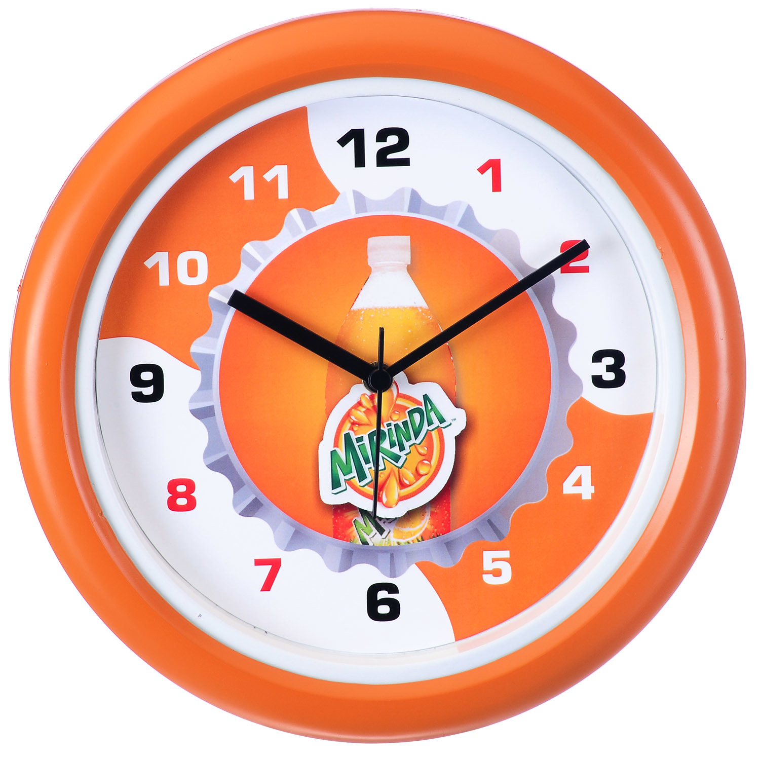 Round Clock - Plastic, 10 Inch | Classic Round Design With Elegant Face, Easy To Read Numbers And Lightweight Construction