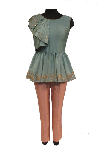Western Peplum Bust Size: 38 Inch (In)