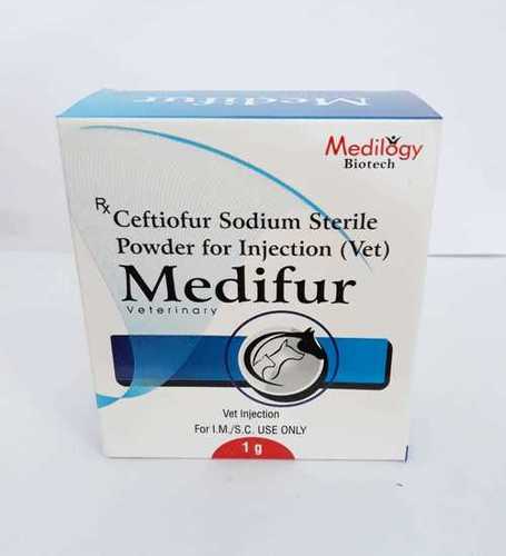 Ceftiofur Sodium, Sterile Powder For Injection Ingredients: Chemicals