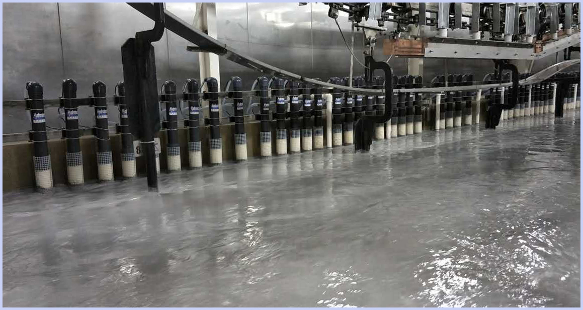 Tubular Anode Cells Hydrocell-t-c - 1.5" Anode Diameter, 0.49 Ftâ² Effective Area | Closed Head Design For E-coating, Flushable Top/bottom Cells