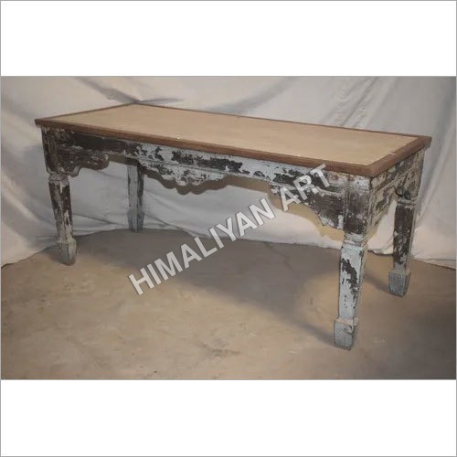 Marble Top Wood Base Table - 108x48x46 Inches | Elegant Design, Durable Build, Versatile Usage