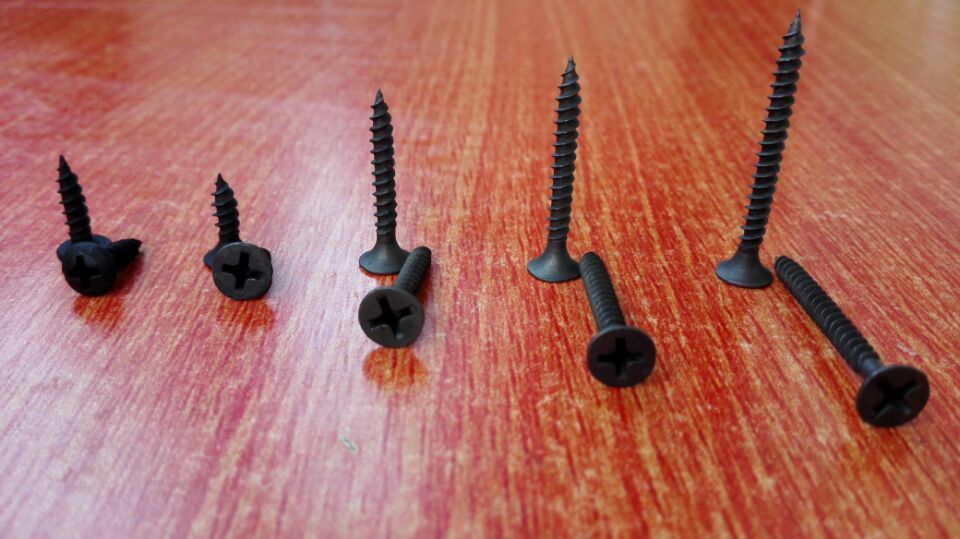 Round Black Drywall Screws