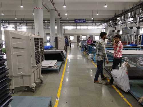 निर्माण क्षेत्र के लिए उपयोग किए जाने वाले एयर कूलर्स