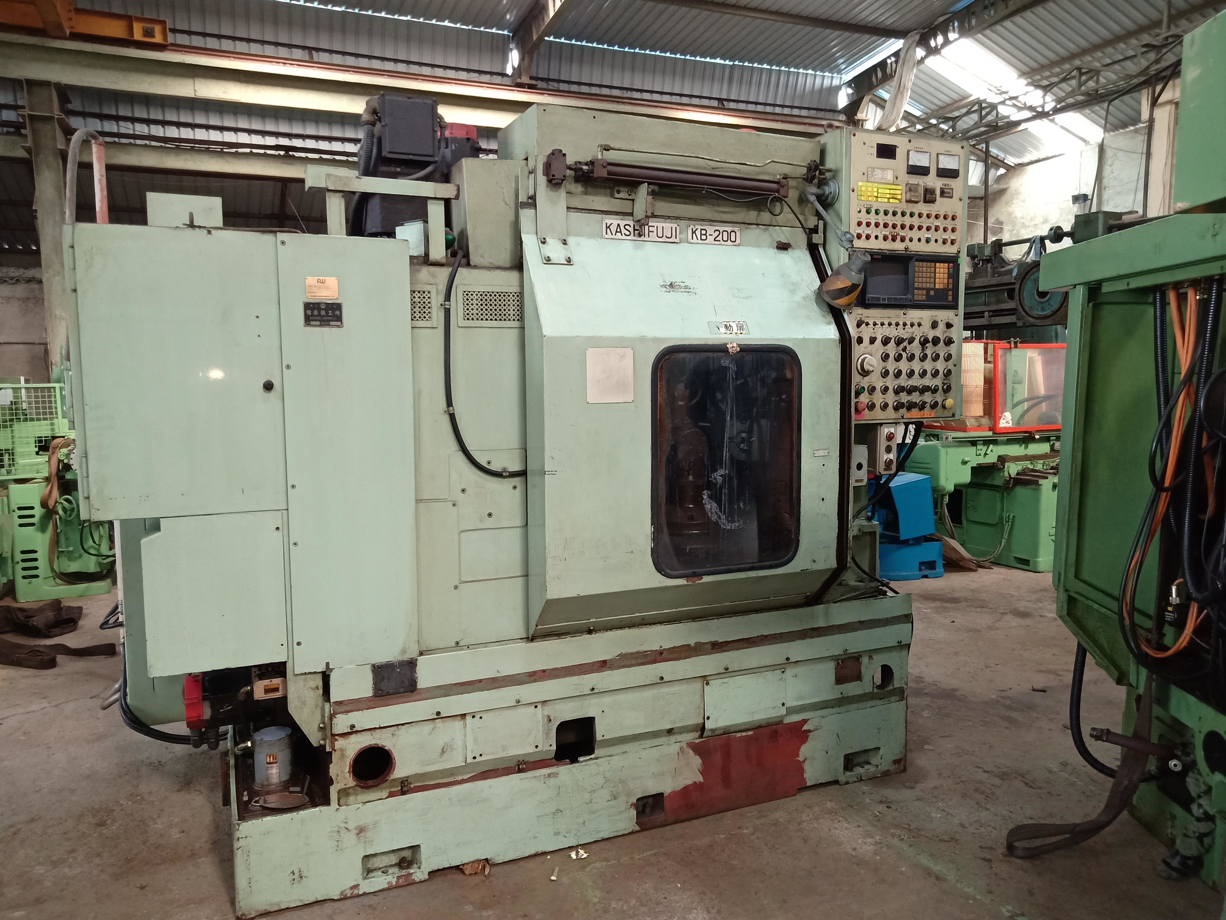 Kashifuji Kb 200e Cnc 6 Axis Heavy Duty Gear Hobber For Sale