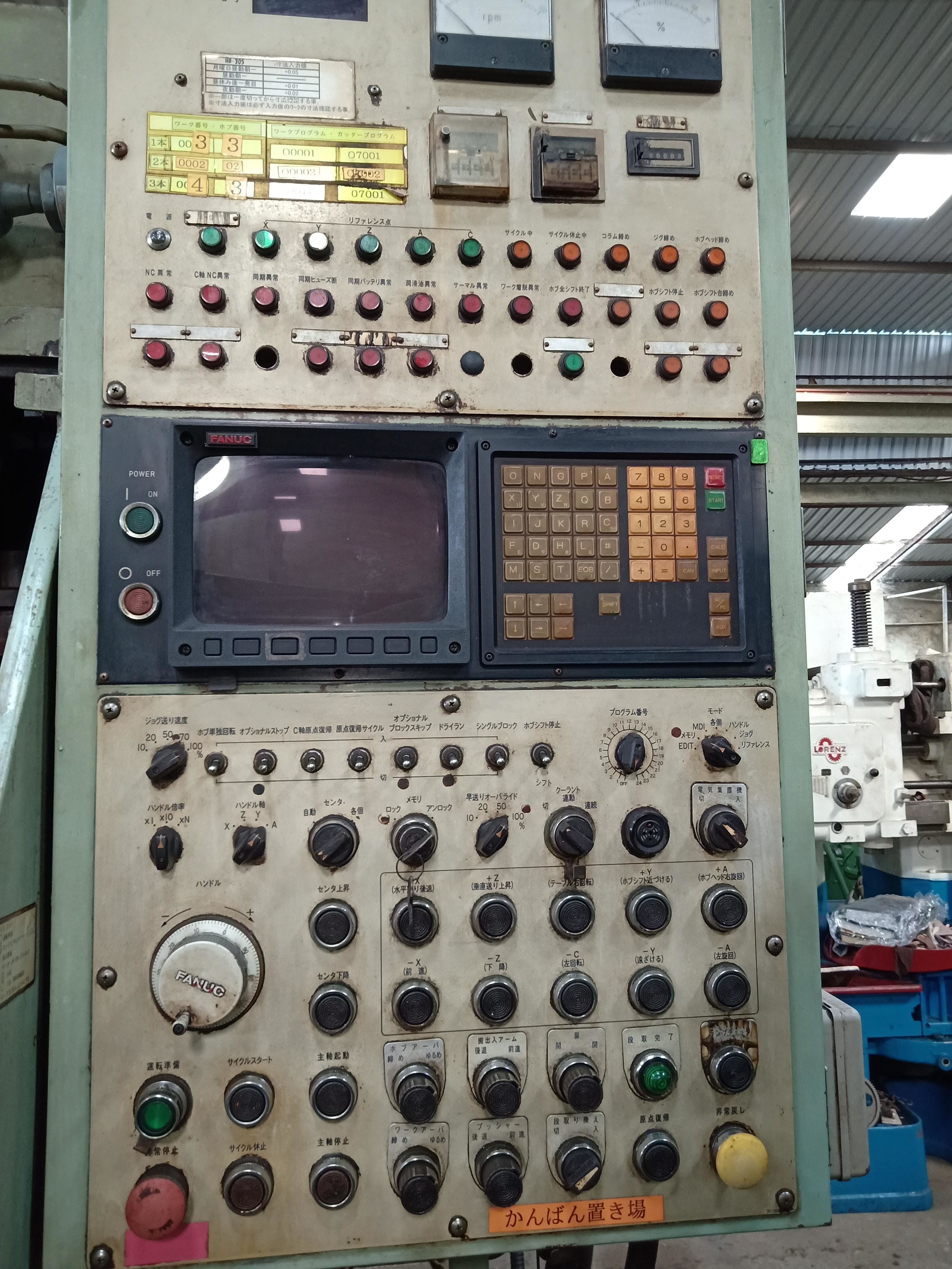 Kashifuji Kb 200e Cnc 6 Axis Heavy Duty Gear Hobber For Sale