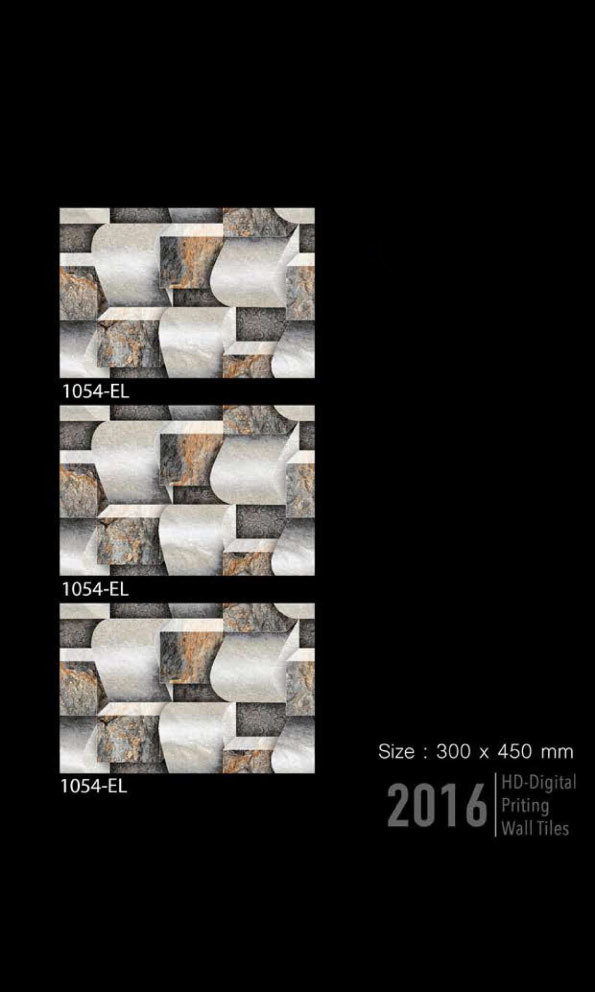 Elevation Tiles - Ceramic Clay, 300x450 Mm | Durable, Sturdy, High Aesthetic Value, Various Designs And Sizes