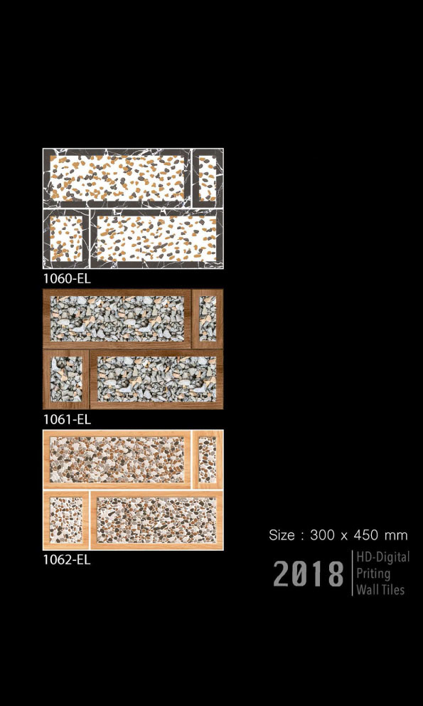 Elevation Tiles - Ceramic Clay, 300x450 Mm | Durable, Sturdy, High Aesthetic Value, Various Designs And Sizes