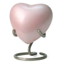 Heart Keepsake Cremation Urn / Brass Keepsake Urn
