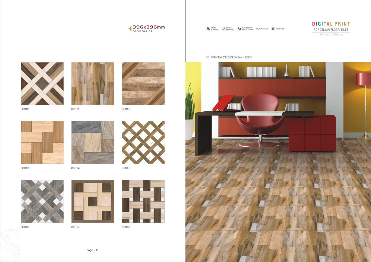 Digital Print Proclain Floor Tiles