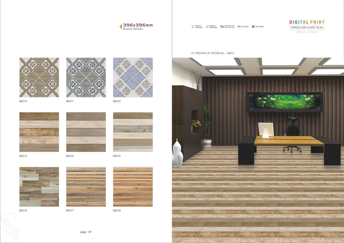 Digital Print Proclain Floor Tiles