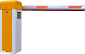 Road Boom Barrier - Metal Structure, White Finish | Durable, Weather-resistant, Automated Vehicle Access Control