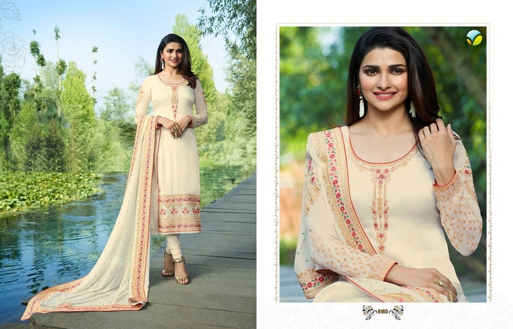 सिल्क चूड़ीदार सूट सजावट सामग्री: लेस