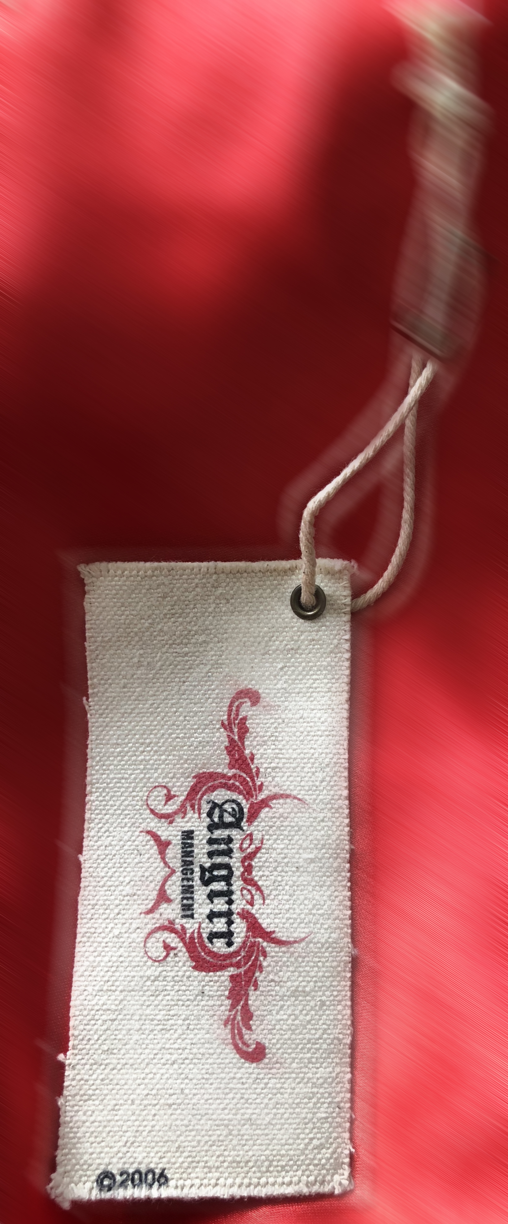 Canvas Fabric Hang Tag Use: Apparel Ind.