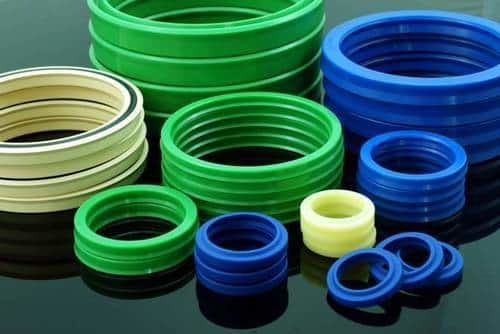 Pu Rubber Seals - Pu Material, Various Sizes, Blue/green Color, Hardness 90, Temperature Range -62â°c To 93â°c | Quick Fitting, High Stress Endurance
