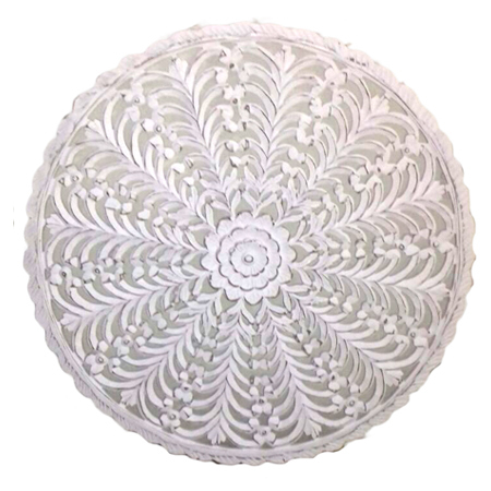 Floral Decorative Carved Wall Art Panel