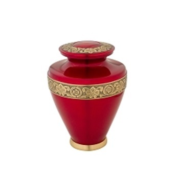 Shiny Black Meriton Graphite Cremation Urn