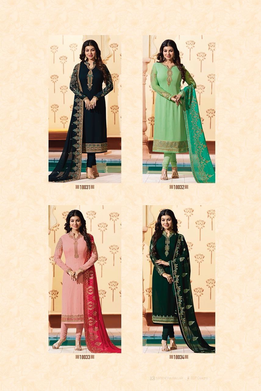 Fancy Designer Salwar Suit - Georgette With Heavy Embroidery, Santoon Bottom, Chiffon Dupatta | Xxl Size, Pink Color, Full Sleeves, Ideal For Spring, Summer, Winter