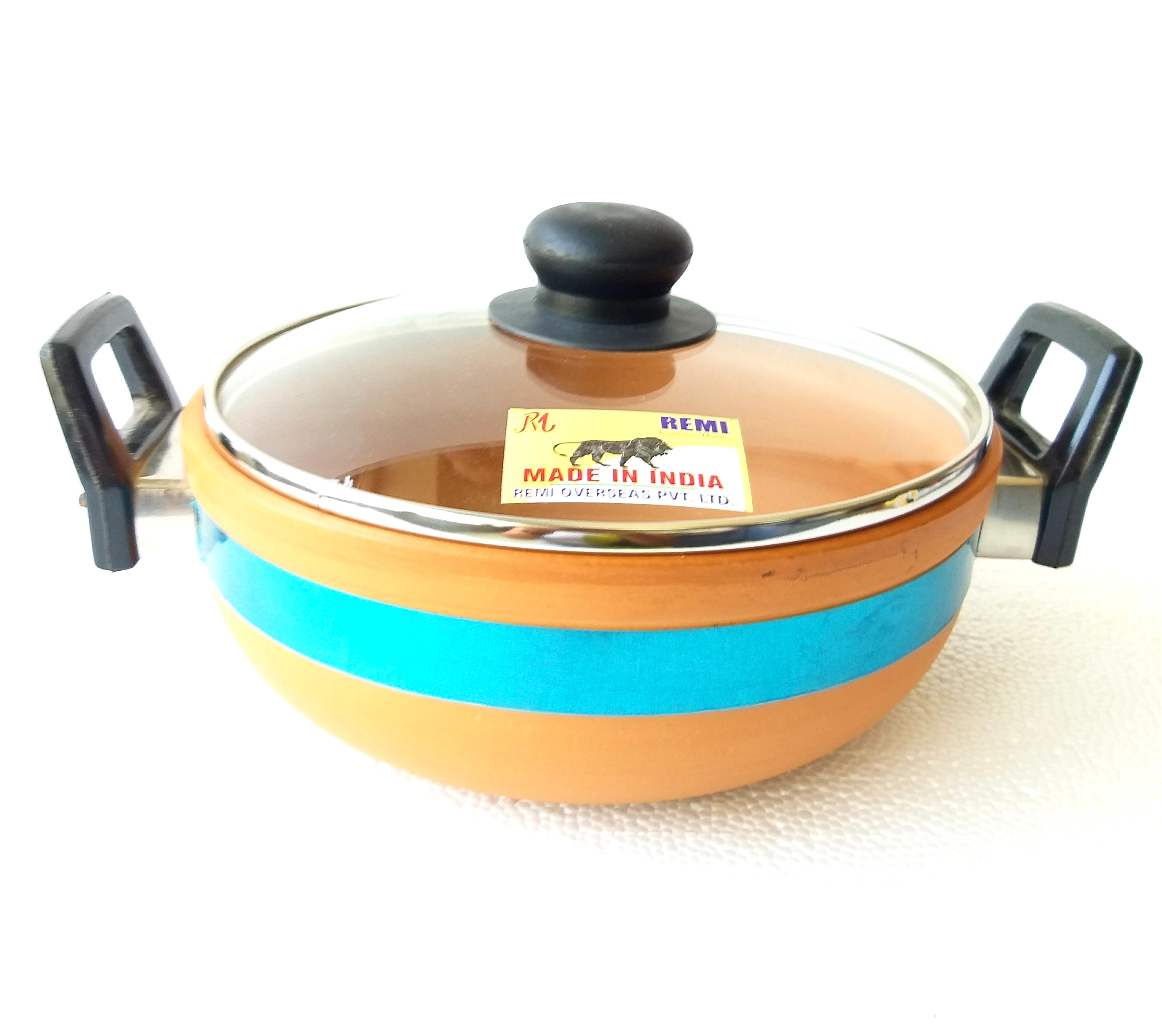 Clay Casserole - 2.5 L Pure Red Clay, Ideal For Serving Naan, Chapatti, Rice, Keeps Your Body Fit
