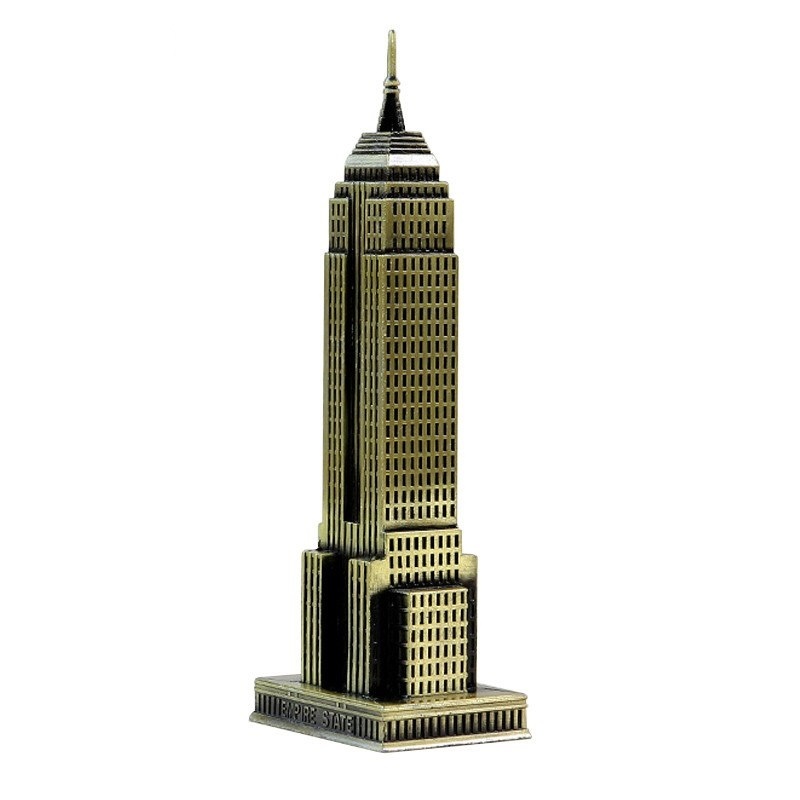 Golden Empire State Building Miniature Model