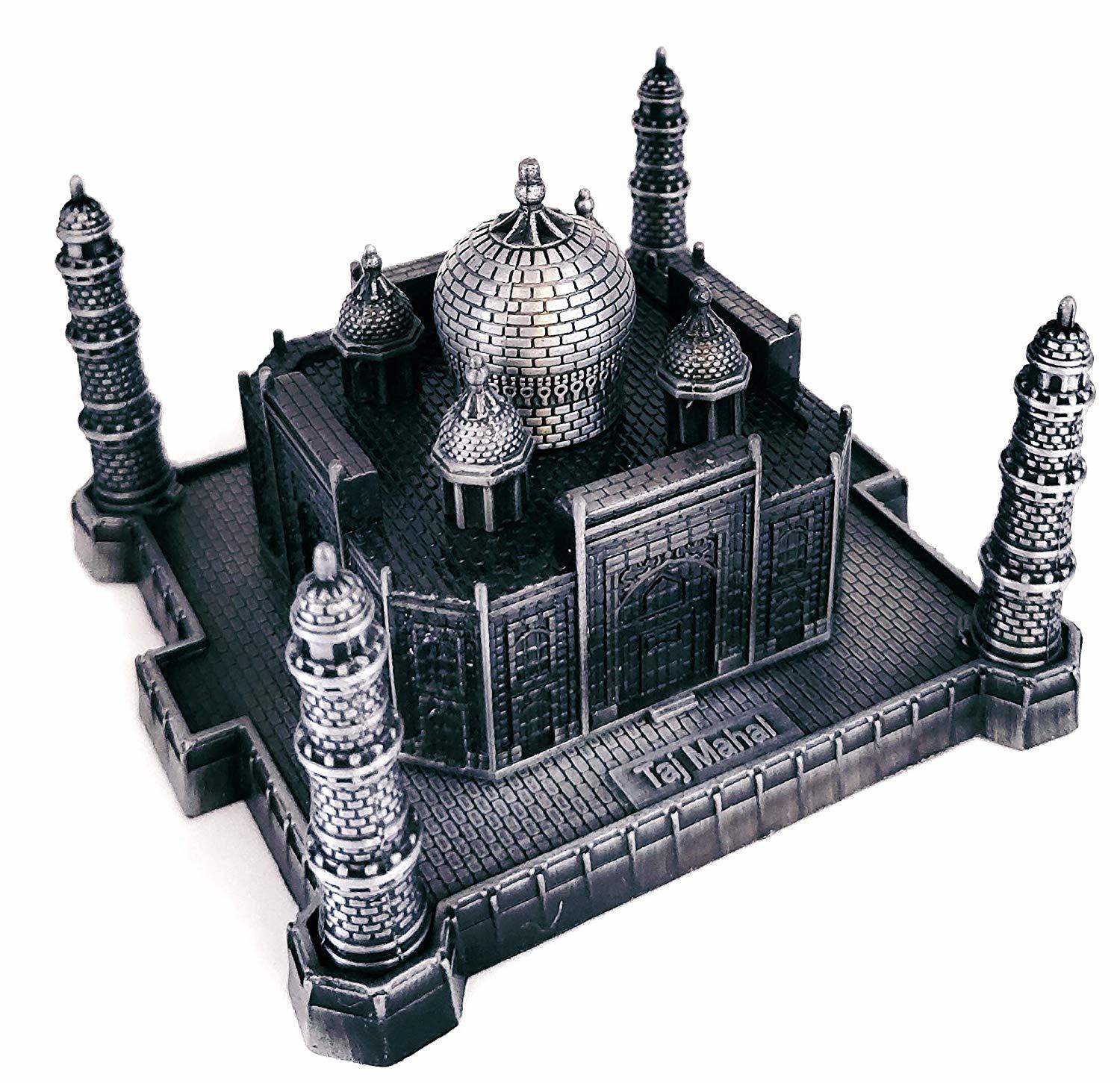 Antique Silver Taj Mahal Miniature Model