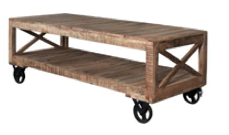 Rectangular Coffee Table No Assembly Required