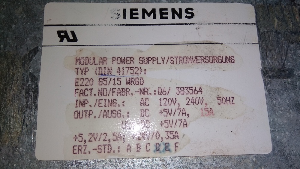 Siemens S5 Cpu