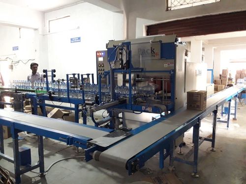 ऑटो श्रिंक रैपिंग और लोडिंग कन्वेयर सिस्टम