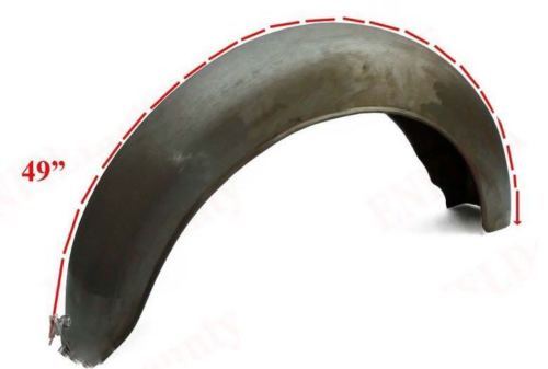 Two Wheeler New Norton Wideline Dominator Rear Mudguard Raw Steel Bare Metal