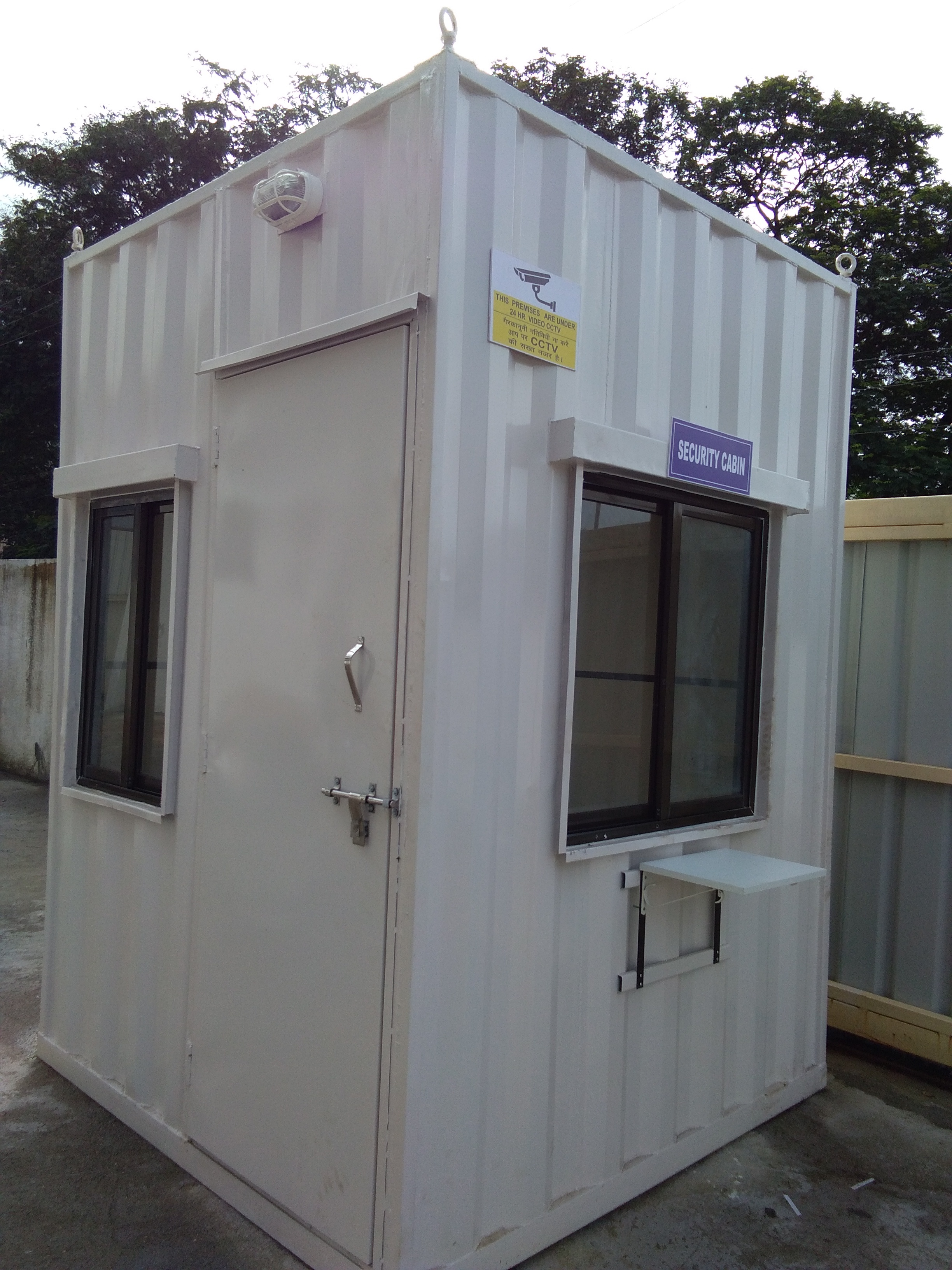 Security Cabin - Steel Construction, Customizable Dimensions, Blue Color | Durable Build, Easy Install, Eco-friendly, Weatherproof, Versatile Use