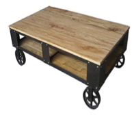 Coffee Table With Rustic Finish Length: 35 Centimeter (Cm)