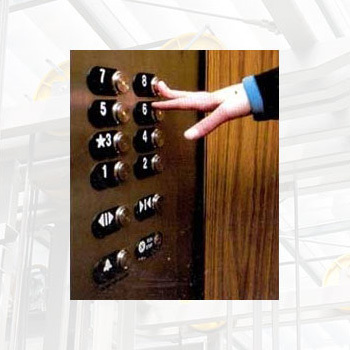 Iron Industrial Elevator Control Panel