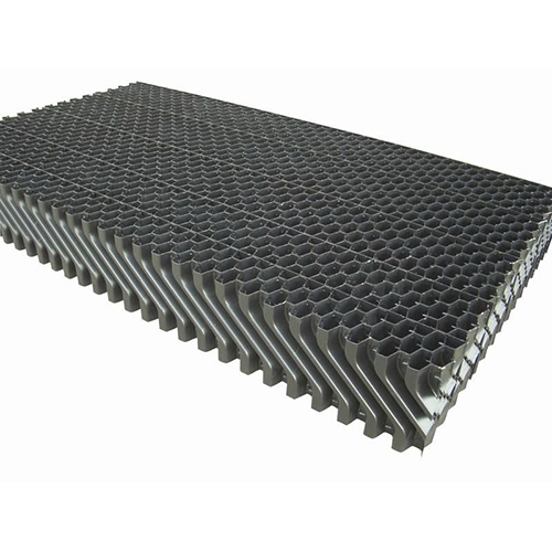 Cooling Tower Pvc Fills - Virgin And Reprocessed Pvc, 600 X 300 Mm, Blue, Maximum Temp 55â°c, Flute Height 12 Mm, Surface Area 258 Mâ²/mâ³