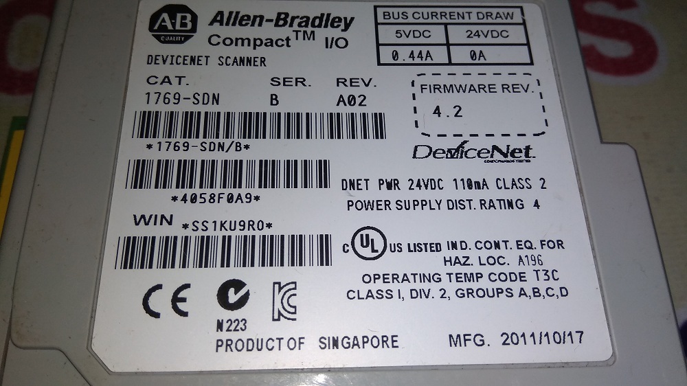 Allen Bradley Input Output Module