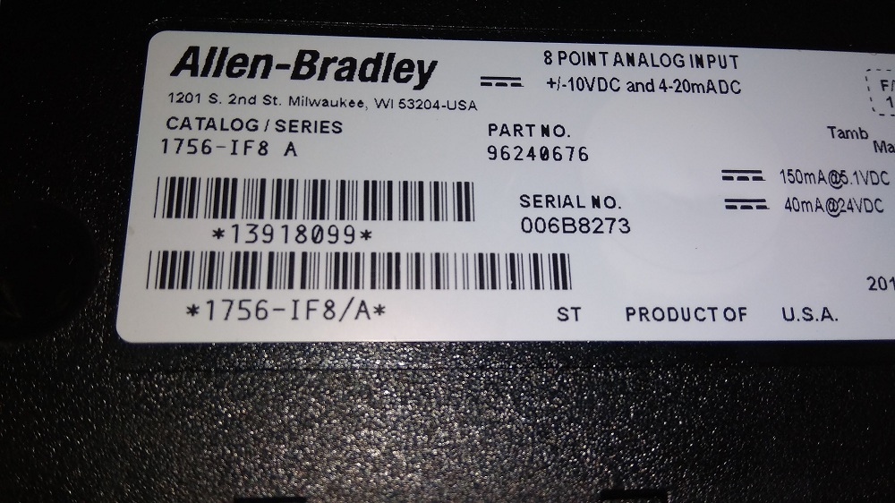 Allen Bradley Input Output Module