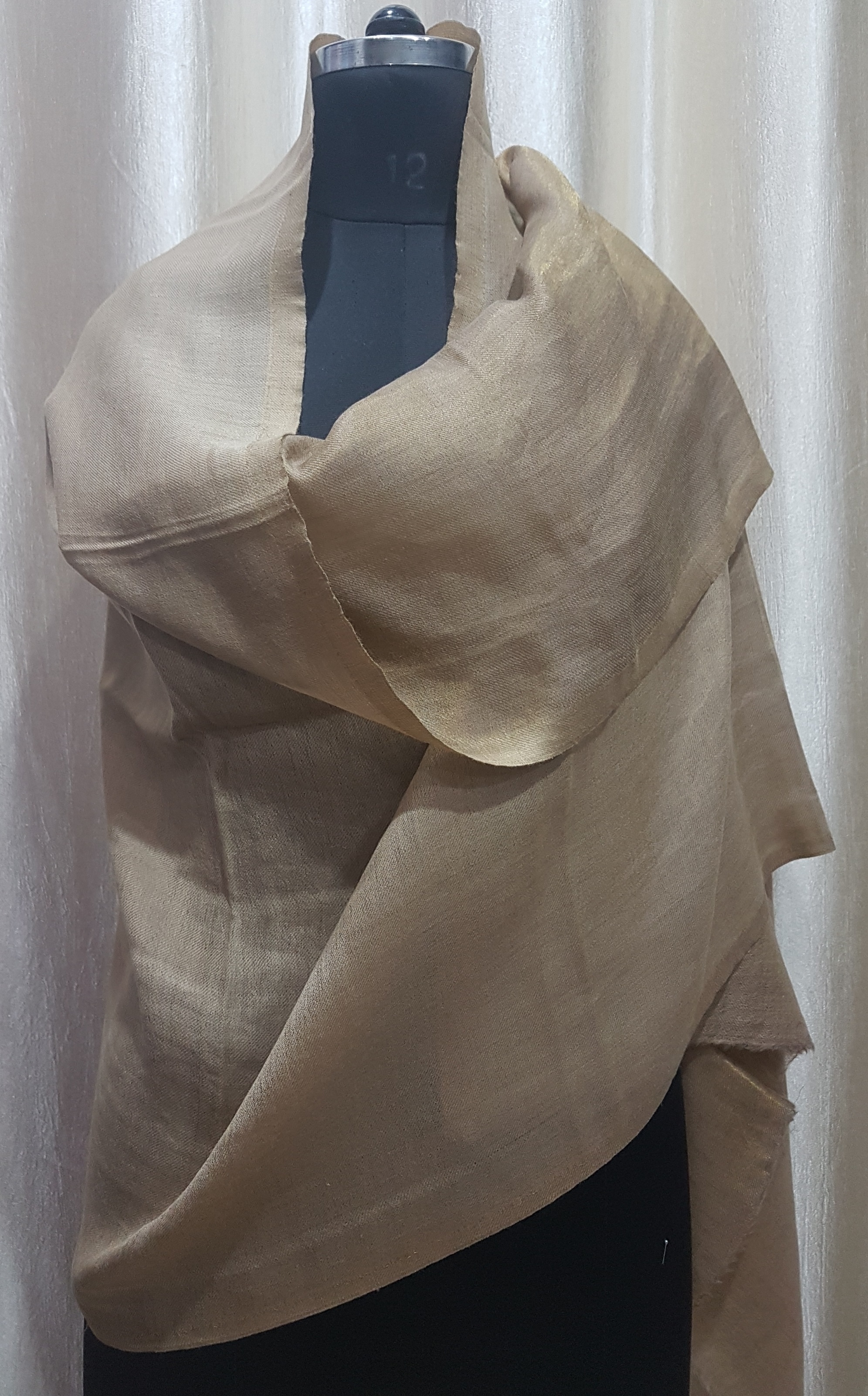 Assorted Fine Wool Reversible Zari Stoles