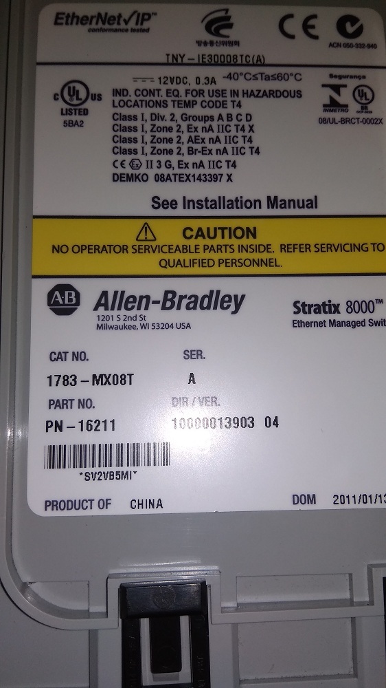 Allen Bradley Input Output Module