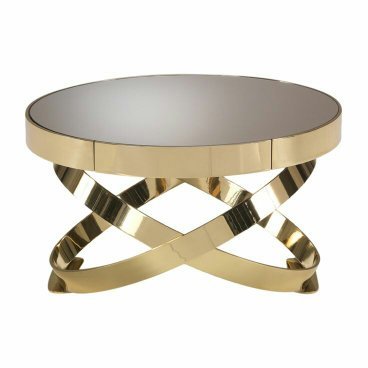 Decorative Stainless Steel Glass Table