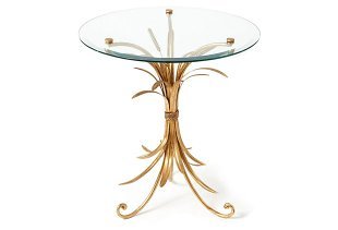 Decorative Stainless Steel Glass Table