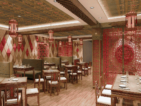 चाइनीज़ रेस्तरां आंतरिक सेवा