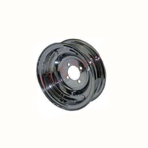 Two Wheeler Vespa Front Rear Wheel Rim Set Chrome Plated 3.50" X 8" Vbb Vlb Vna Models