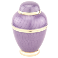 Gold Royal Pink Pearl Cremation Urn